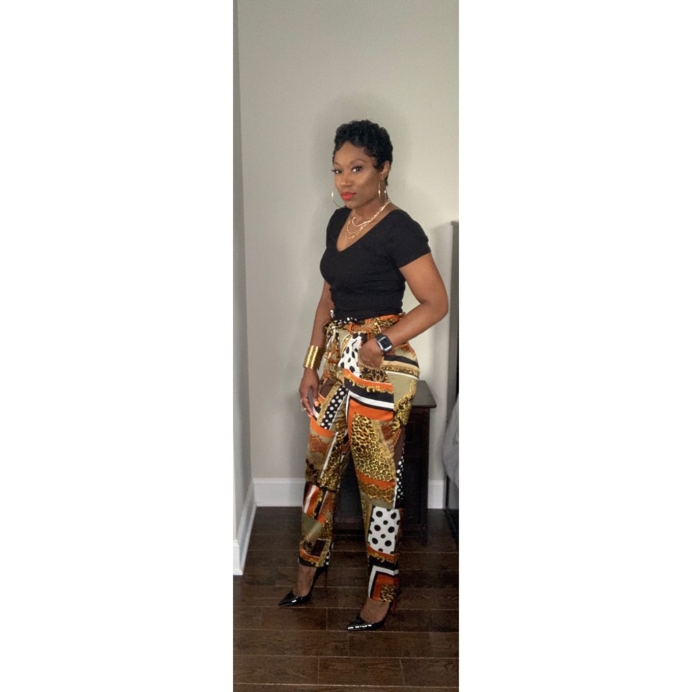 Multiprint pants